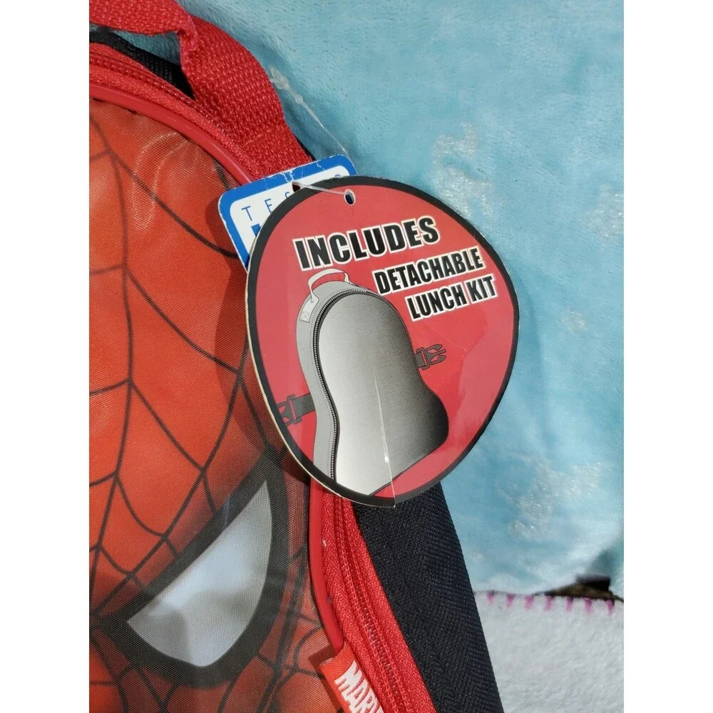 2008 Marvel Spiderman Dome Shaped Insulated Lunch Bag/Box NWT Fab Starpoint